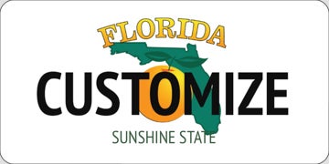 Florida State License Plate