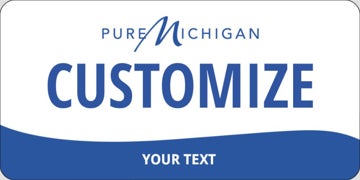 Michigan State License Plate