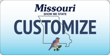 Missouri State License Plate